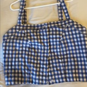 Brandy mellville checkered tank